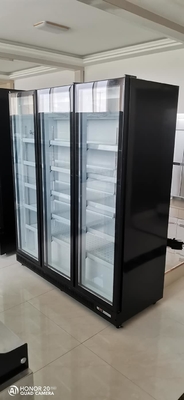 Glass Door Freezer Merchandiser 3 Door Upright Freezer