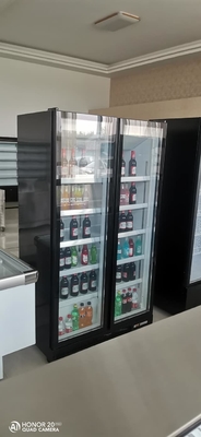 Glass Door Freezer Merchandiser 3 Door Upright Freezer