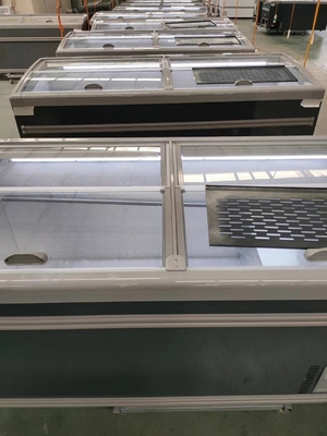 commercial glass freezer  top freezer