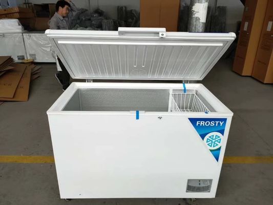 Top Open Commercial Deep Chest Freezer 220V Stainless Steel