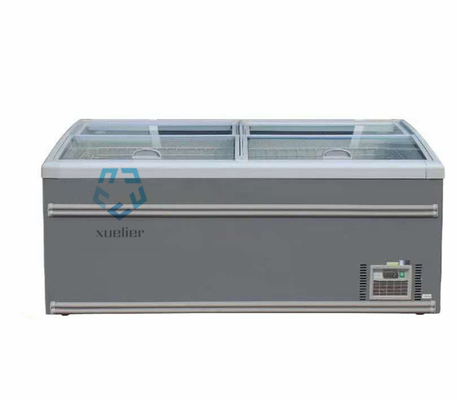 Supermarket Chest Freezer With Sliding Glass Top Static cooling 630L