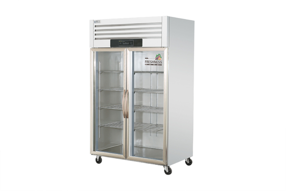 220V Double Door Fridge Freezer Commercial 1.2m Double Temperature