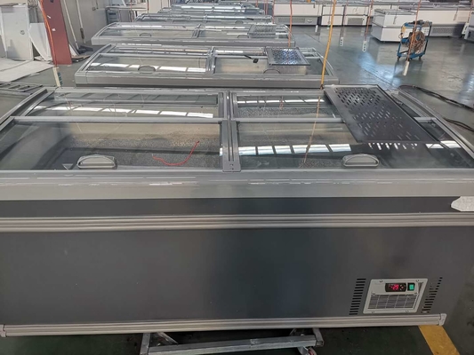 Digital Control Sliding Door Chest Freezer 220V Auto Defrost