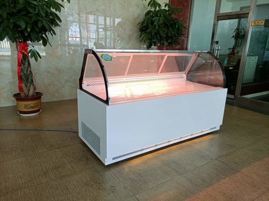Air Cooling SUS Deli Display Freezer With Manual Defrost