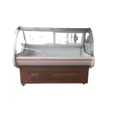 Sliding Door Deli Display Freezer 1.5m 2m 2.5m Stainless Steel Meat