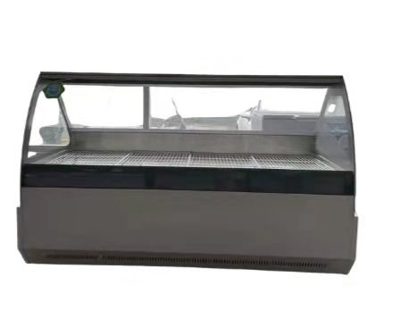 Double Temperature White Butcher Fridge Display Duck Neck Meat