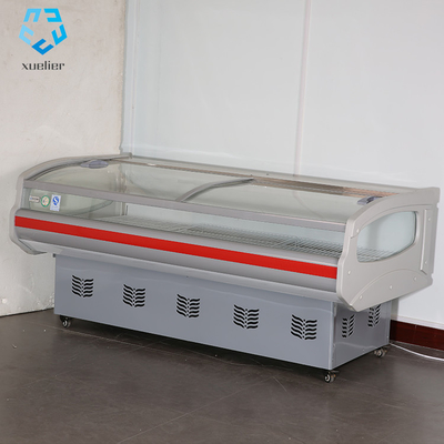 Butcher Chest Freezer Sliding 1.5m Stainless Steel