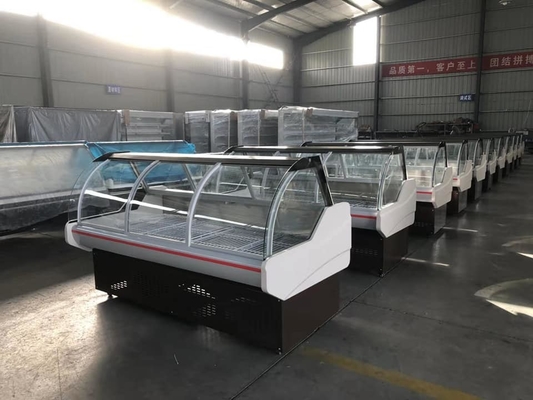 304 Stainless Steel Butcher Display Fridge 1.5m 2 To 8 Degree