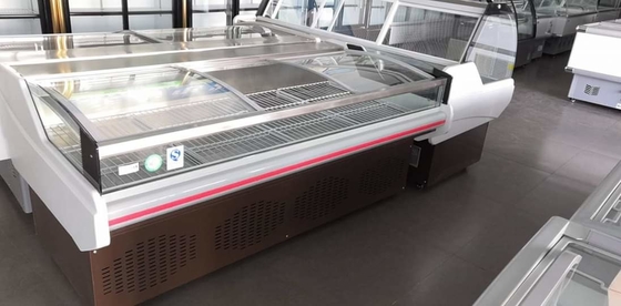 Fresh Meat Chest Freezer Sliding Glass Doors Top Opening