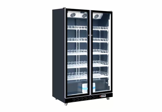 Commercial Glass Door Upright Wine Chiller Soft Drink Display Fridge