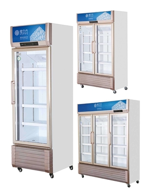 Luxury golden beverage cabinet Wine cabinet display cabinet refrigerated fresh