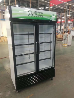 Green space sliding door keep fresh and refrigerate cold beer drinks cabinet