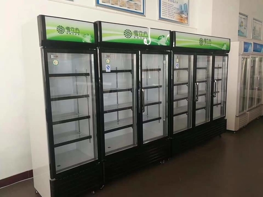 Green space sliding door keep fresh and refrigerate cold beer drinks cabinet