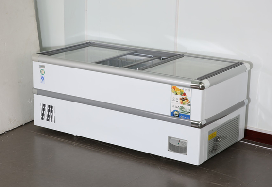 Direct Cooling Commercial Supermarket Dedicated Large Capacity Display Freezer Freezer