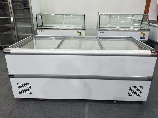 Direct Cooling Commercial Supermarket Dedicated Large Capacity Display Freezer Freezer