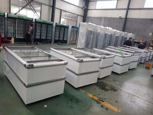 Direct Cooling Commercial Supermarket Dedicated Large Capacity Display Freezer Freezer