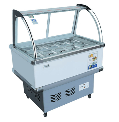 Fruit lo display cabinet frozen refrigerator cabinet four fruit soup crisper clear cooling