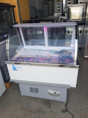 Fruit lo display cabinet frozen refrigerator cabinet four fruit soup crisper clear cooling