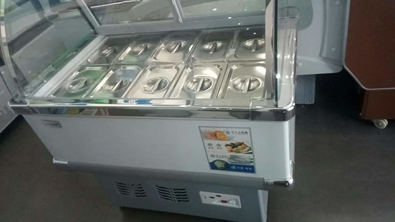 Fruit lo display cabinet frozen refrigerator cabinet four fruit soup crisper clear cooling