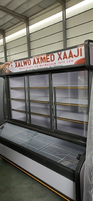 Food and beverage order counter Dishes restaurant barbecue refrigerator crisper refrigerated frozen vegetables