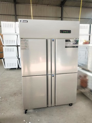 Commercial Upright Four Door Refrigerator High Capacity Refrigerated