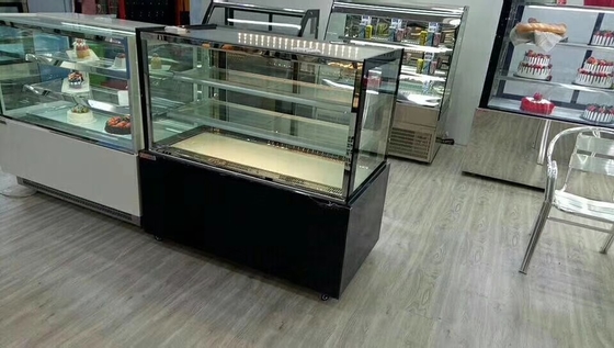 Table cabinet right Angle rear door air cooled cake crisper display cabinet