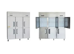 Stainless Steel 6 Door Custom Refrigerator Freezer Meat Seafood Commercial Haier