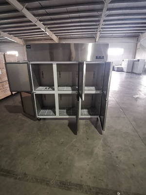 Stainless Steel 6 Door Custom Refrigerator Freezer Meat Seafood Commercial Haier