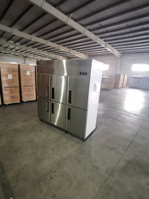 Stainless Steel 6 Door Custom Refrigerator Freezer Meat Seafood Commercial Haier