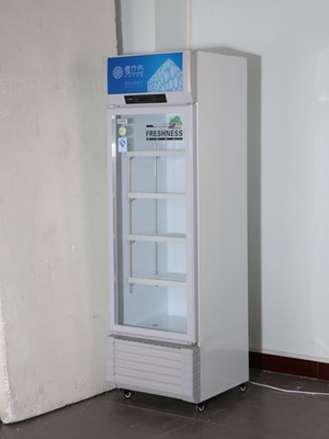 glass display cabinet door gold series vertical refrigerated preservation beverage cabinet