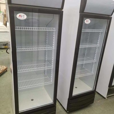 glass display cabinet door gold series vertical refrigerated preservation beverage cabinet