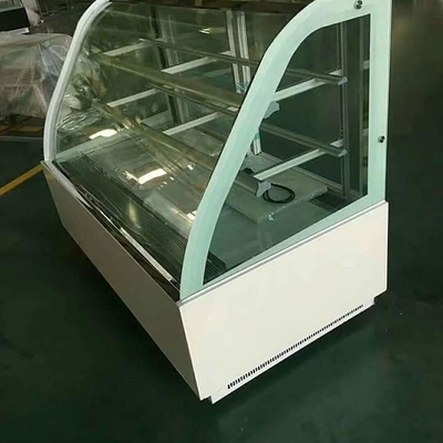 Front Face Refrigerated Display Cabinet Air Cooled Cake Fresh Keeping