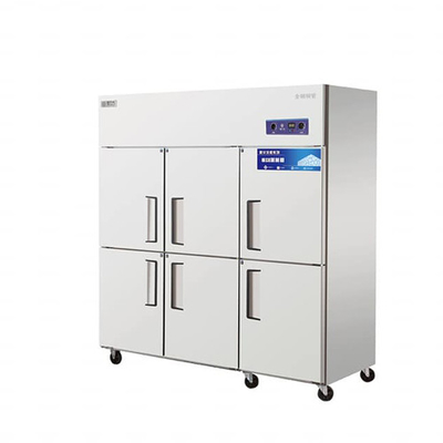 Six Door Stainless Steel Freezer Meat Ice Cream Fresh Keeping