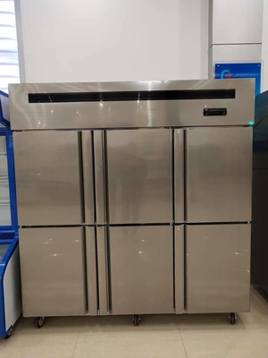Six Door Stainless Steel Freezer For Meat Ice Cream Fresh Keeping