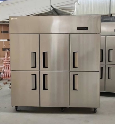 Six Door Stainless Steel Freezer For Meat Ice Cream Fresh Keeping