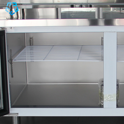 Stainless Steel Freezers Refrigeration Facilities 1380L