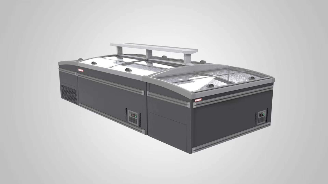 commercial glass freezer  top freezer