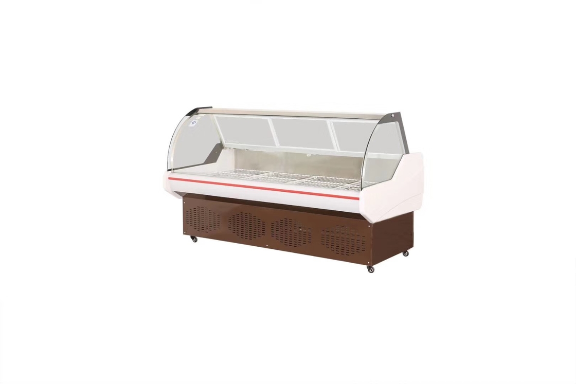 304 Stainless Steel Butcher Display Fridge 1.5m 2 To 8 Degree