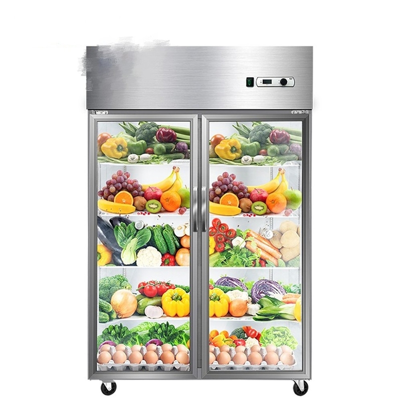 Be born freezer ark of large window door body freezer ark of large capacity freezer