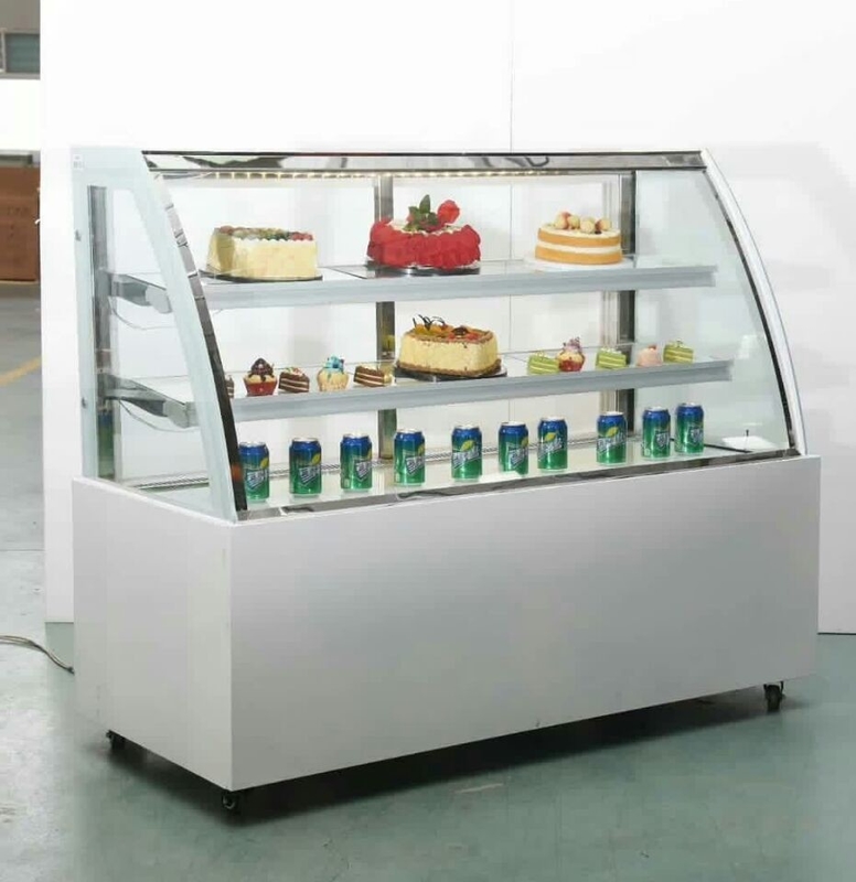 Commercial Pastry Display Case Air Cooling